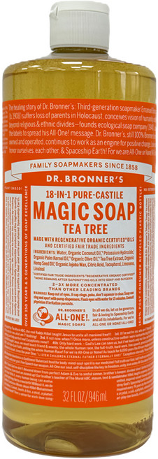 Dr.Bronner's 布朗博士 茶樹潔膚露, 1個, 946ml