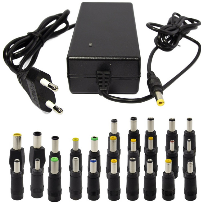 soltop 12V 5A 螢幕一體式轉接頭線材 + 25種轉接頭套組, 1套, SOLTOP-1781