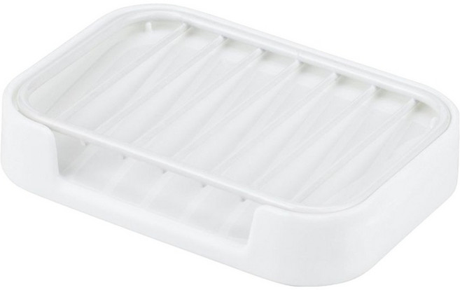 LEC 瀝水肥皂架, 1個, 白色