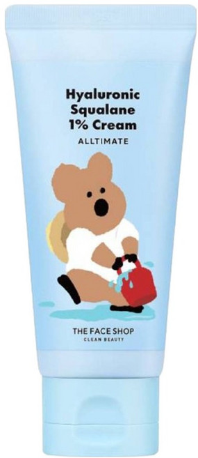 THE FACE SHOP 菲詩小舖 極致玻尿酸角鯊烷1%乳霜, 90ml, 1個