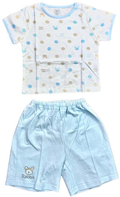 vivibaby 粉彩泡泡短袖套装