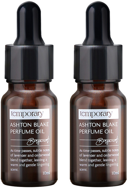 템포러리 애쉬튼 블레이크 베르가못 퍼퓸 오일, 2개, 10ml