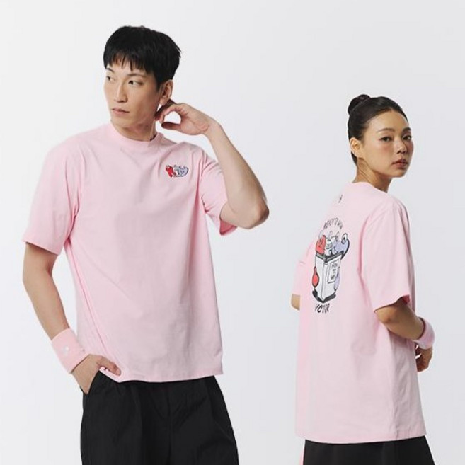 빅터 배드민턴 R T W PLAYCODE 오버핏 티셔츠 VT25CTO204U