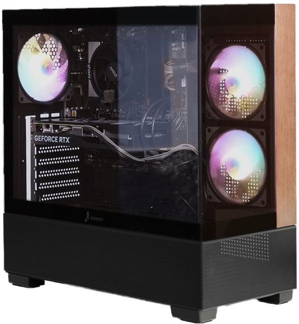 주연테크 2025 카운터 D6 코어Ultra7 인텔 14세대 지포스 RTX 5070, 블랙, 32GB, 1TB, Free DOS, D6265K57-B