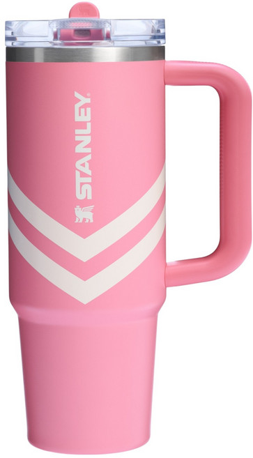 스탠리 퀜처 프로투어 플립스트로 텀블러, 플루메리아 쉐브론, 887ml, 1개