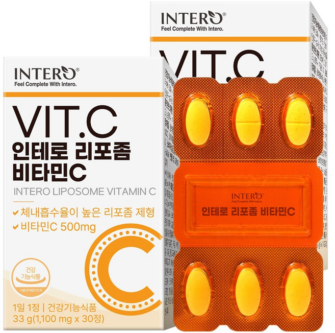 인테로 리포좀 비타민C 33g, 30정, 2개