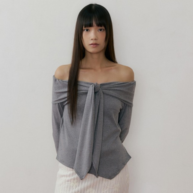 리올그 여성용 레프 타이 티셔츠