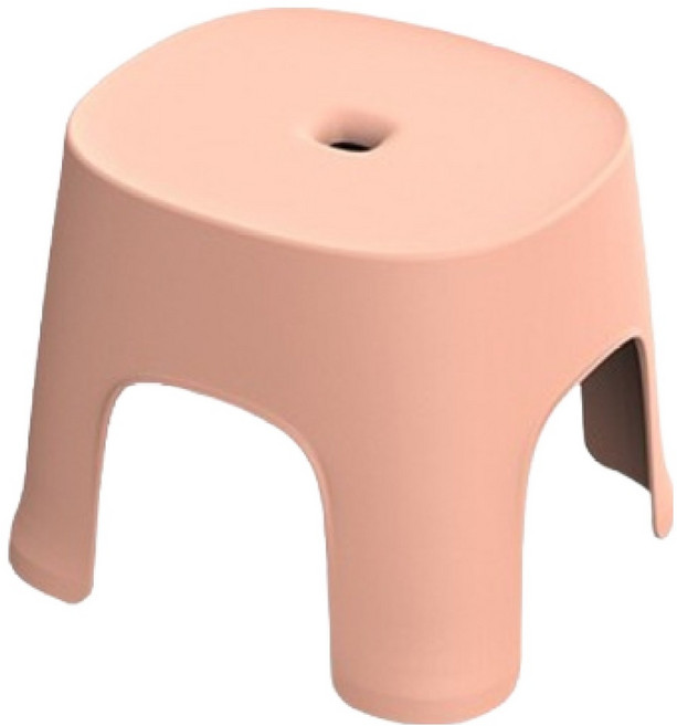 블럭마트 욕실 모던 사각 욕실의자, 핑크