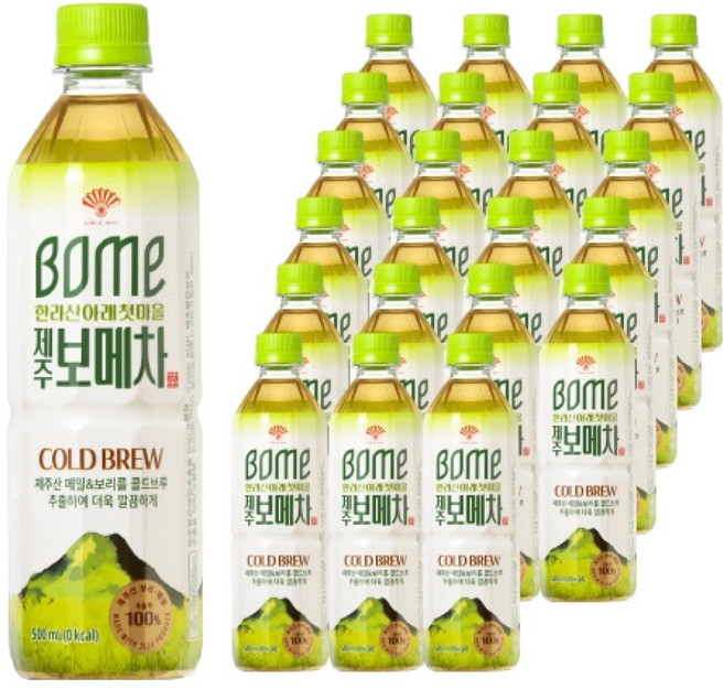동화약품 제주 보메차, 500ml, 24개