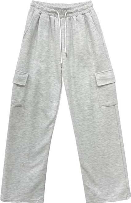 플랜데이 여성용 숏 롱 기장 케리 카고 와이드 트레이닝팬츠