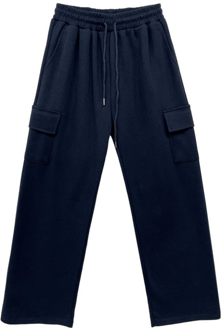 플랜데이 여성용 숏 롱 기장 케리 카고 와이드 트레이닝팬츠