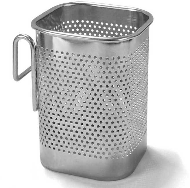 벨로비 스테인레스 걸이형 1구 수저통, 1개