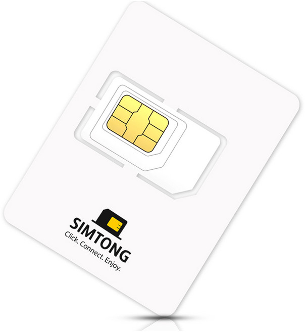 SIMTONG 사우디아라비아 유심칩, 1개, 4일, 매일 3GB 소진시 저속 무제한