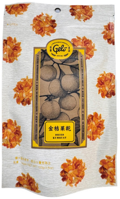 Geli 民雄金桔 金桔果乾, 1個, 100g