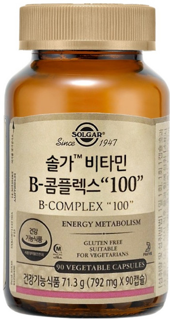 솔가 비타민B 콤플렉스 100 71.3g, 90정, 1개