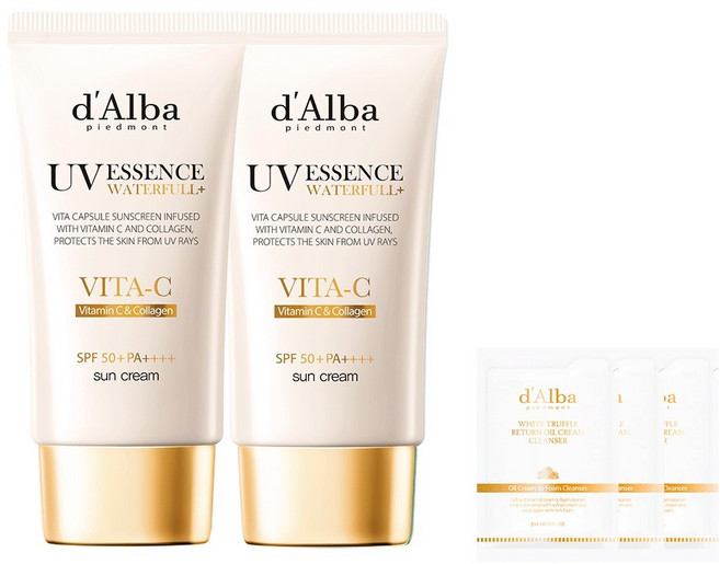 달바 비타 캡슐 안티에이징 선크림 SPF50+ PA++++ 2p 세트, 50ml, 1세트