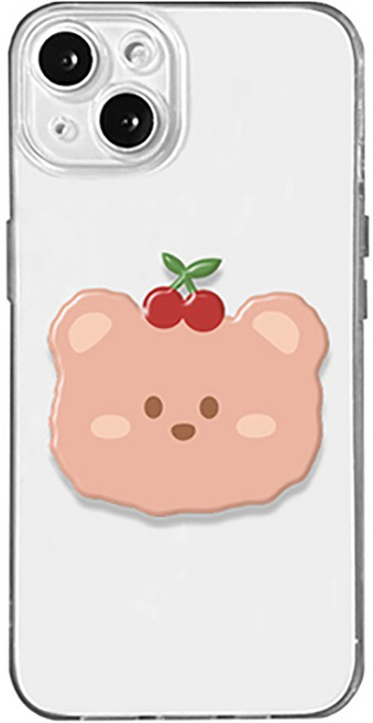 hottmall 布丁小熊手機支架殼