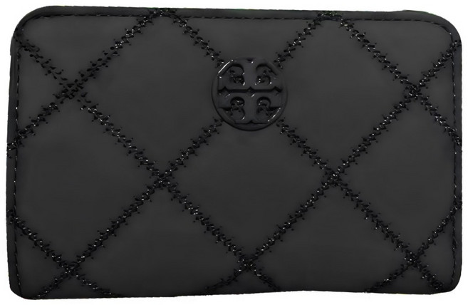 TORY BURCH 菱格紋皮革中夾 S10150061