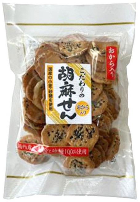 요네구라 고마센 참깨 센베, 1개, 120g