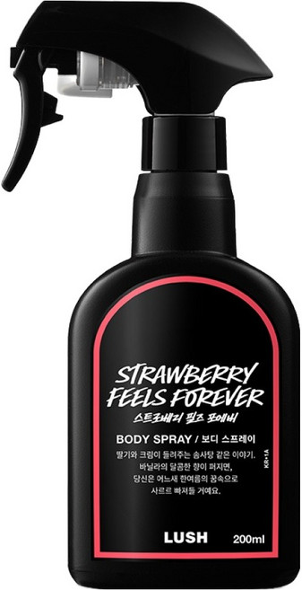 러쉬 바디 스프레이 스트로베리 필즈 포에버, 200ml, 1개