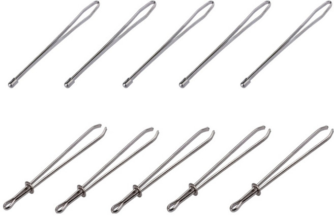 코히모 허리 고무줄 바늘 의류 고무줄 스트링 끼우개 혼합형 10p 세트 5W0568, 1세트