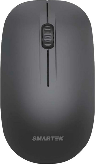 스마텍 가벼운 무소음 무선 마우스, 블랙, STM-2100