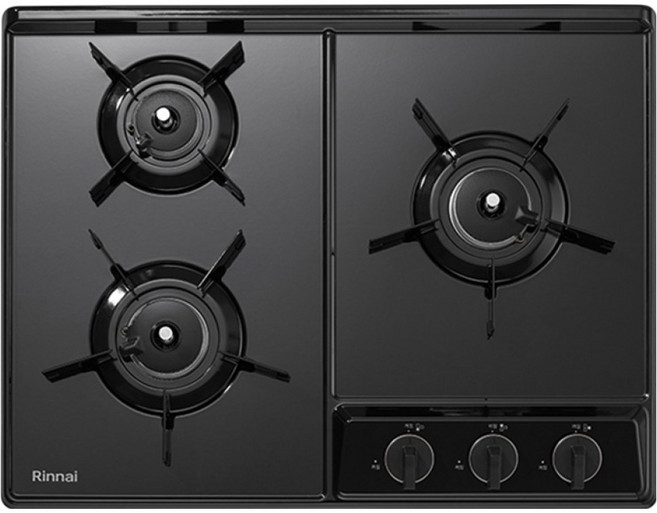 린나이 빌트인 가스쿡탑 가스레인지 3구 방문설치, CPBC611DJ, LNG