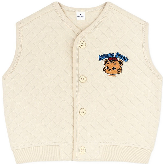 MILKBABY New Kids On 幼兒小老虎絎縫背心