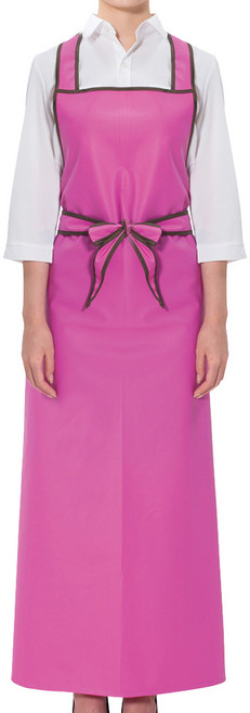 예경 단면 메쉬 방수 앞치마 H형 무광 대 PO-3524, 분홍색, 1개