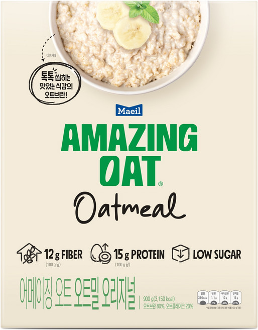 어메이징오트 오트밀 오리지널, 1개, 900g
