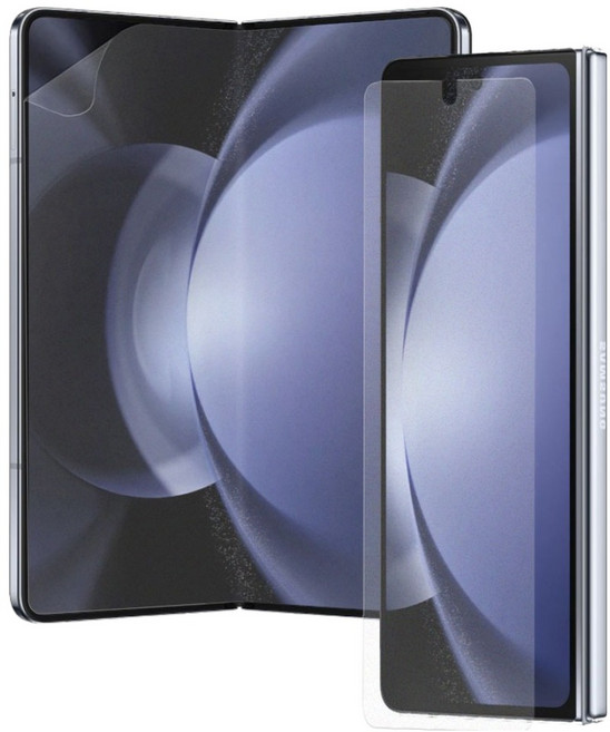 오하이 지문방지 저반사 매트 풀커버 액정보호필름 세트, 1세트