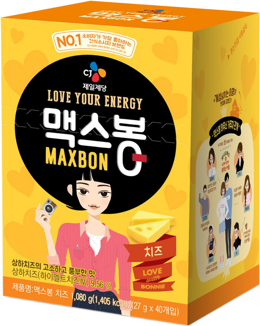 맥스봉 치즈, 1.08kg, 1개