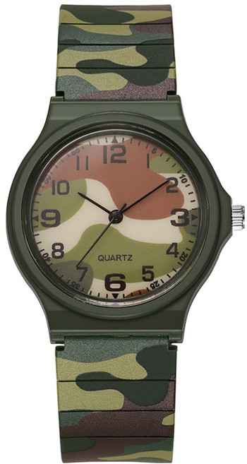 소요상회 학생 방수 스포츠 시계, 카모그린, 1개