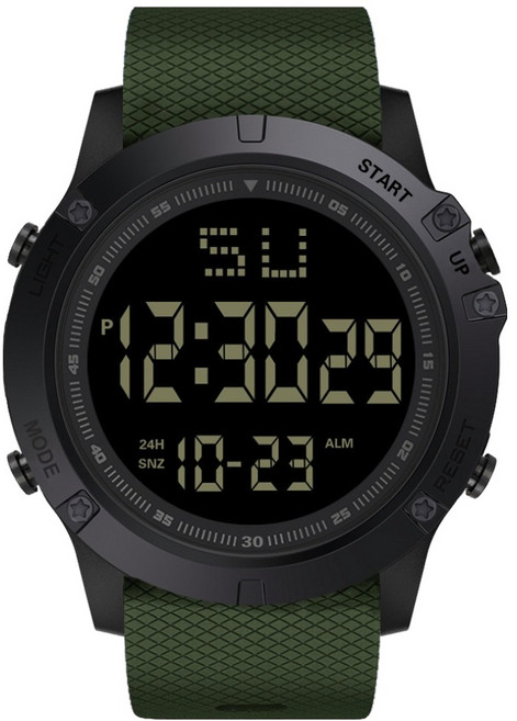 Soyo商會 電子手腕防水運動手錶, 綠色, 1個