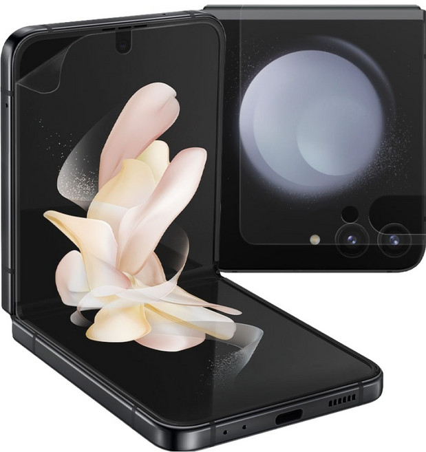 오하이 지문방지 저반사 매트 풀커버 액정보호필름 세트, 1세트