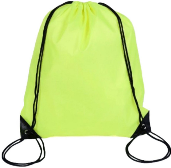 루니콩 다용도 스포츠 가방 신발 주머니, 형광그린, 1개
