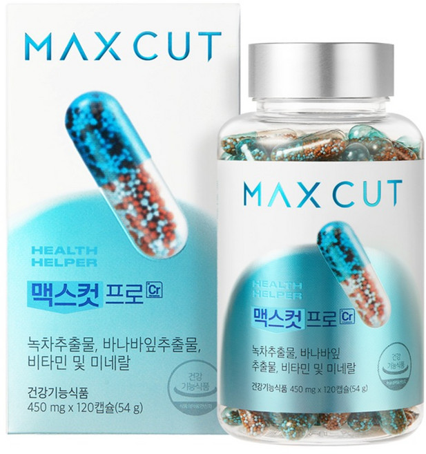 헬스헬퍼 맥스컷 프로 크롬, 120정, 1개