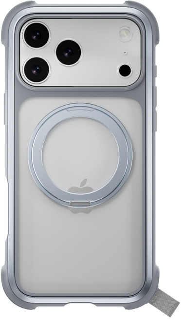 MAGEASY Odyssey Stand M 防摔 手機殼 iPhone 17 Pro Max 超軍規 磁吸支架 高冷灰