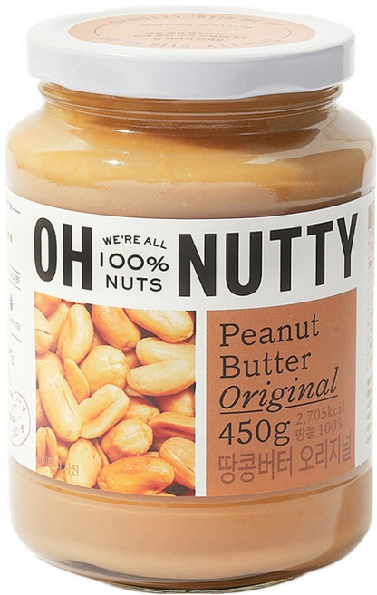 오넛티 땅콩버터 오리지널 100%, 450g, 1개