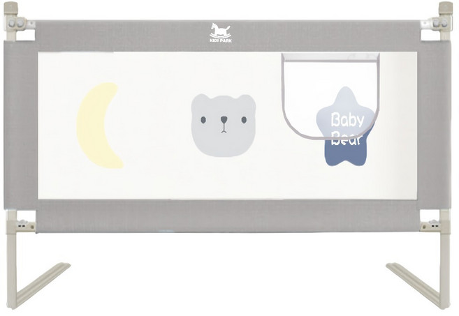 KIDS PARK 床邊護欄, 月亮熊 灰色
