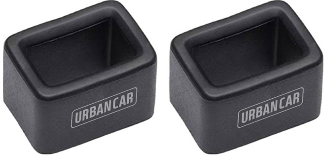 어반카 안전벨트 버클 실리콘 홀더 케이스, 블랙, 2개