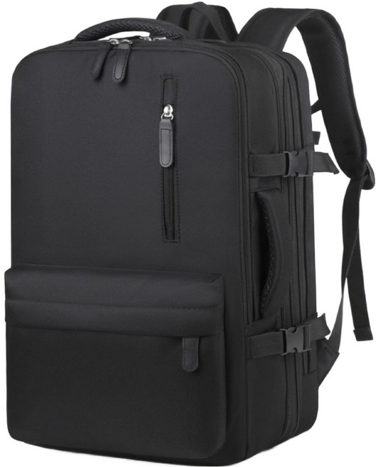 KOLKO 旅行後背包 A0324-4, 曜石黑