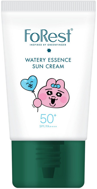 그린핑거포레스트 빤쮸토끼 에디션 워터리 에센스 선크림 SPF50+ PA++++, 1개, 50ml