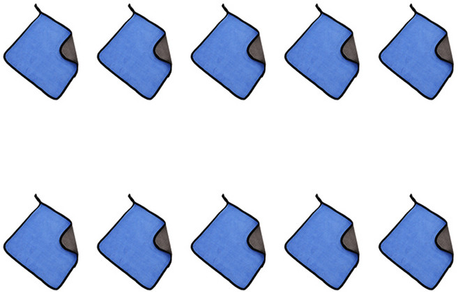 그래다다 볼링공 타올, 블루, 10개