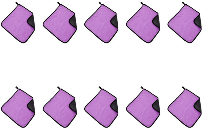 그래다다 볼링공 타올, 퍼플, 10개