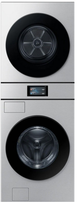 삼성전자 Bespoke AI 원바디 WF90F21GBT + 건조기 DV90F20BBT 21kg+ 20kg 방문설치, 실버스틸