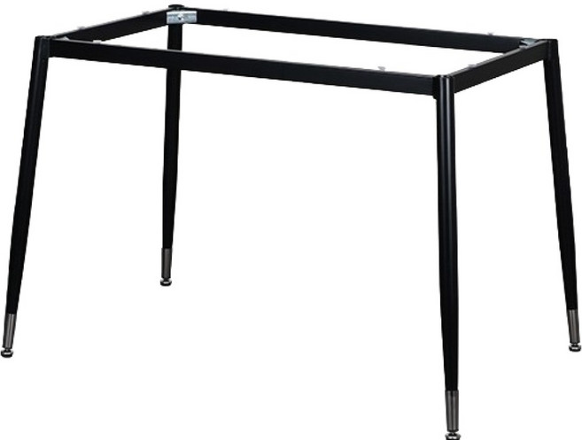 도리퍼니처 이플 S 철제 식탁 프레임 1200, 블랙, 1개