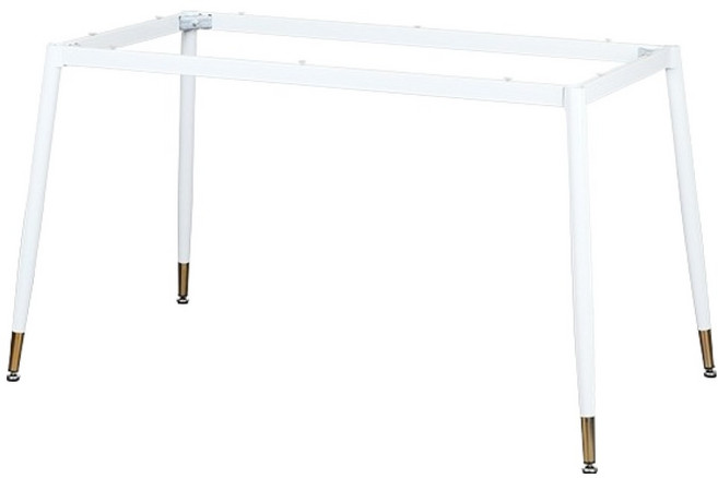 도리퍼니처 이플 G 철제 식탁 프레임 1400, 화이트, 1개