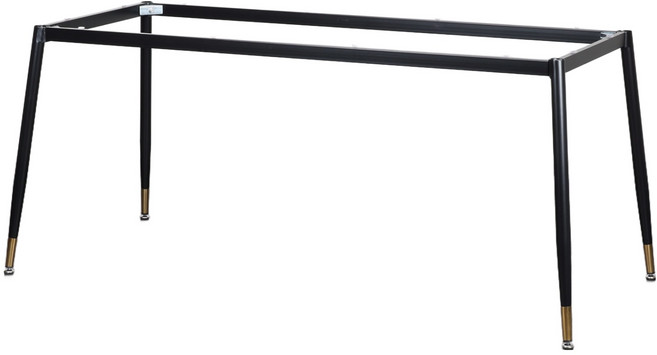 도리퍼니처 이플 G 철제 식탁 프레임 1800, 블랙, 1개