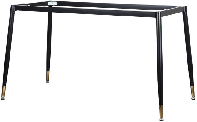 도리퍼니처 이플 G 철제 식탁 프레임 1400, 블랙, 1개